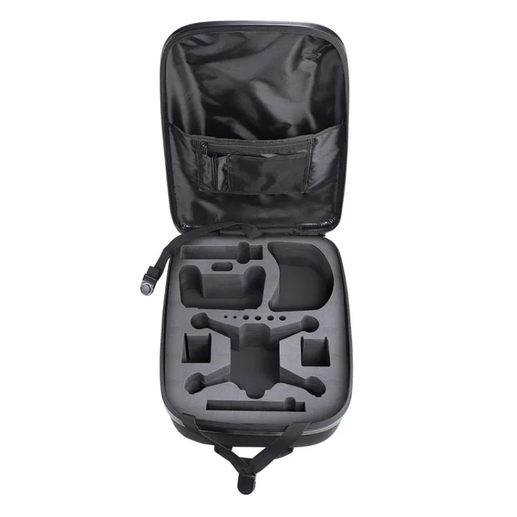 Waterproof Backpack Shoulders Turtle Hard Case Storage Box Outdoor Travel Bag for DJI FPV(Dark Gray)