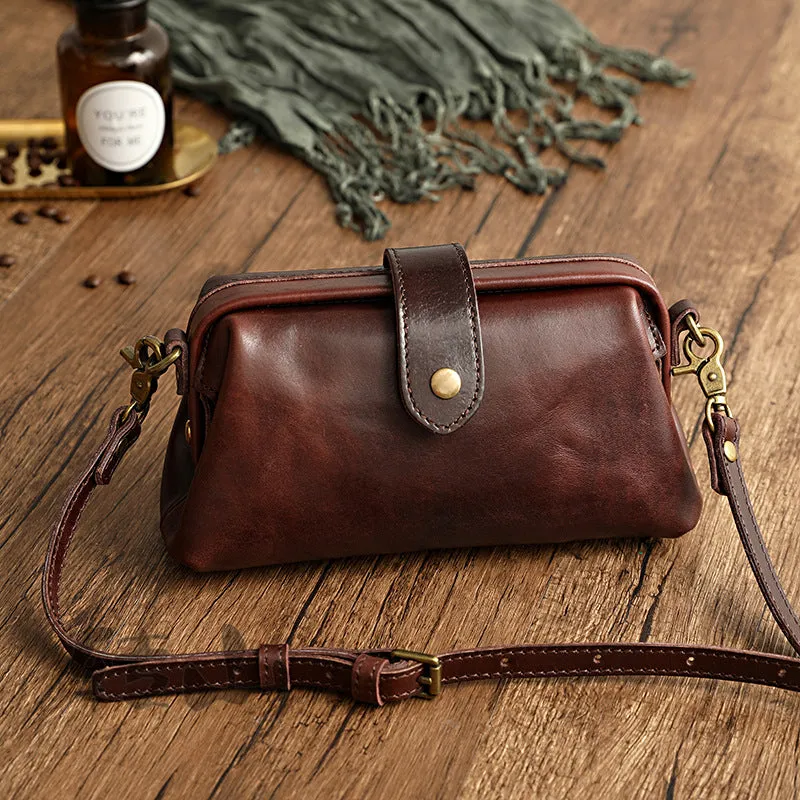 Women Cowhide Leather Small Handbag 1022