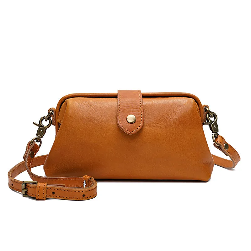 Women Cowhide Leather Small Handbag 1022