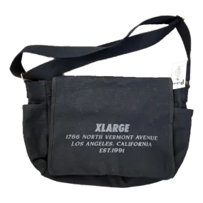 XLarge Black Messenger Bag